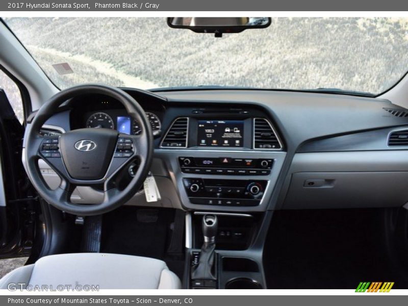 Phantom Black / Gray 2017 Hyundai Sonata Sport
