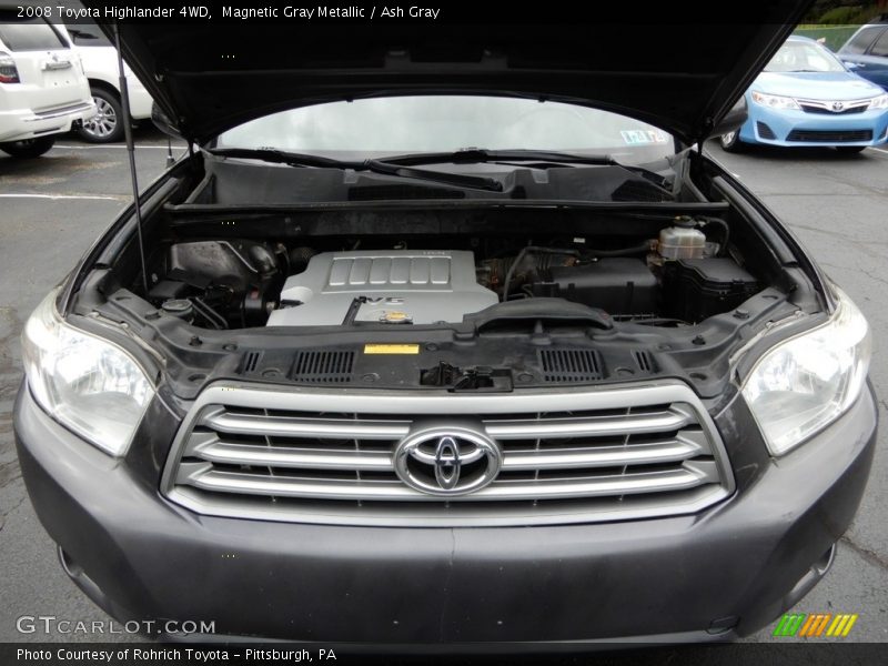 Magnetic Gray Metallic / Ash Gray 2008 Toyota Highlander 4WD