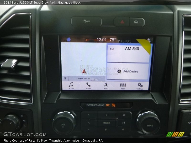 Magnetic / Black 2019 Ford F150 XLT SuperCrew 4x4