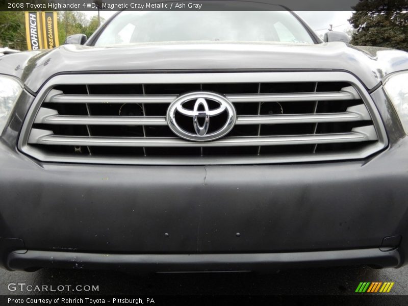 Magnetic Gray Metallic / Ash Gray 2008 Toyota Highlander 4WD