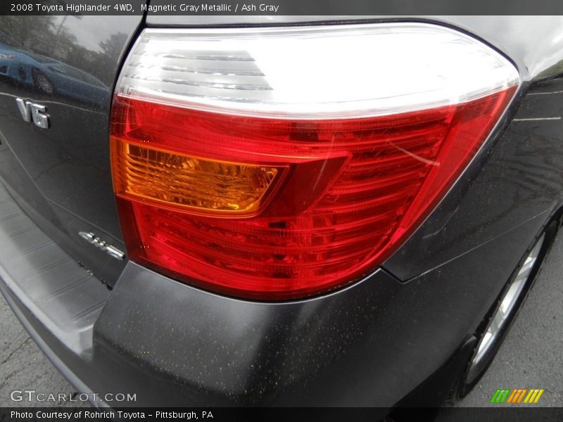 Magnetic Gray Metallic / Ash Gray 2008 Toyota Highlander 4WD
