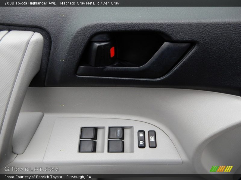 Magnetic Gray Metallic / Ash Gray 2008 Toyota Highlander 4WD