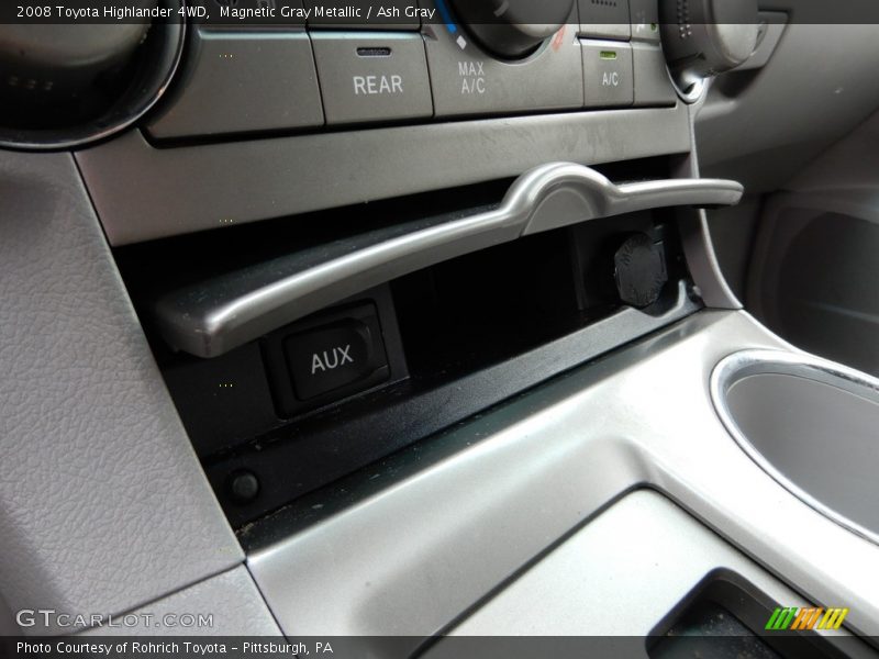 Magnetic Gray Metallic / Ash Gray 2008 Toyota Highlander 4WD