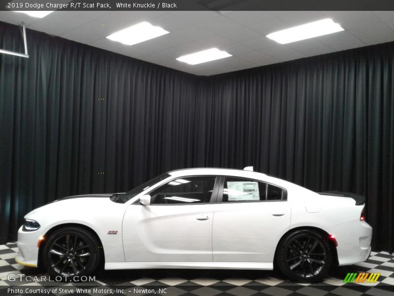 White Knuckle / Black 2019 Dodge Charger R/T Scat Pack