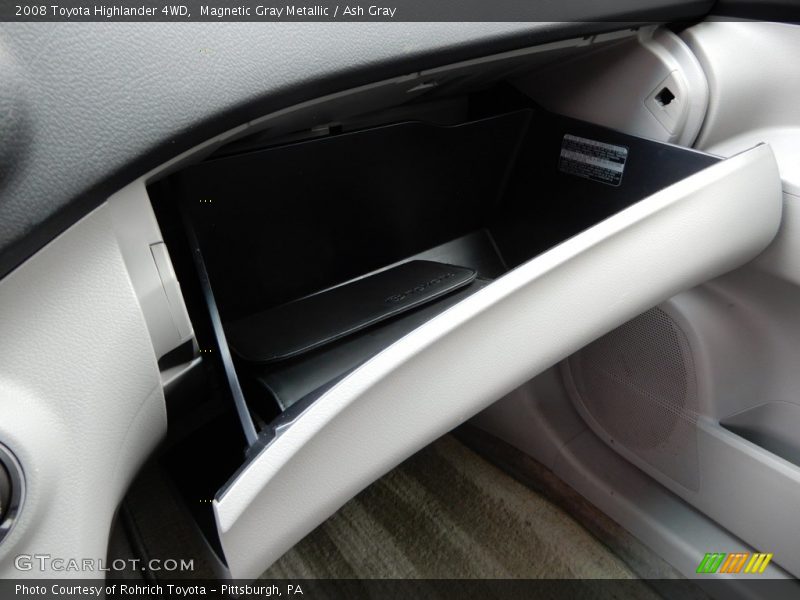 Magnetic Gray Metallic / Ash Gray 2008 Toyota Highlander 4WD