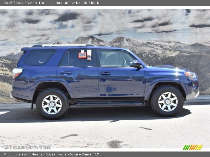 Nautical Blue Metallic / Black 2016 Toyota 4Runner Trail 4x4
