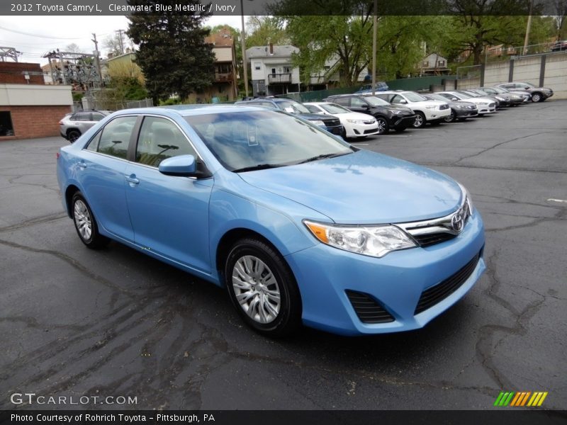 Clearwater Blue Metallic / Ivory 2012 Toyota Camry L