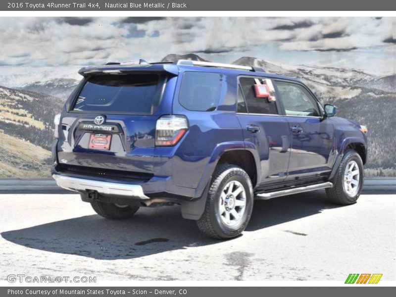 Nautical Blue Metallic / Black 2016 Toyota 4Runner Trail 4x4