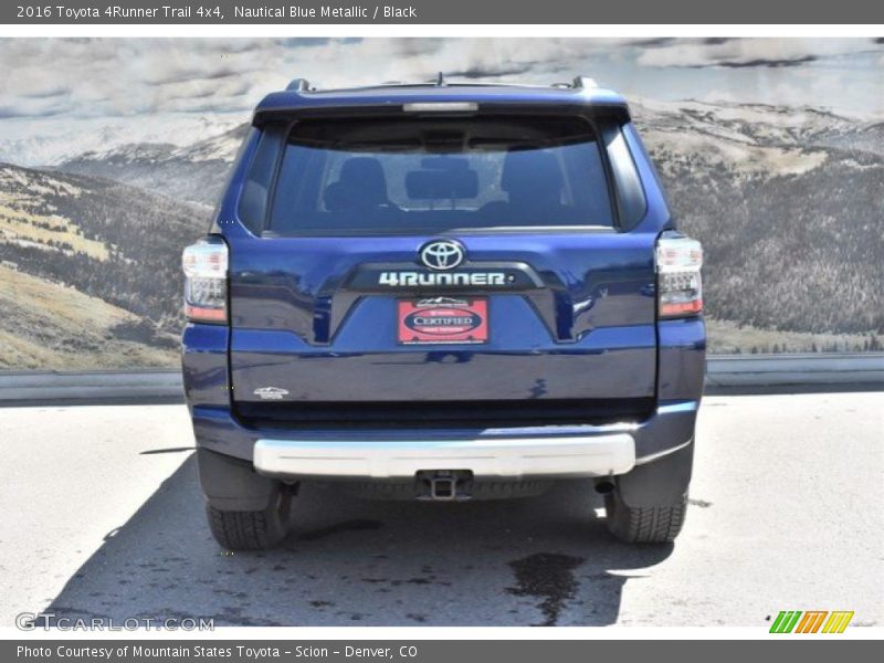 Nautical Blue Metallic / Black 2016 Toyota 4Runner Trail 4x4
