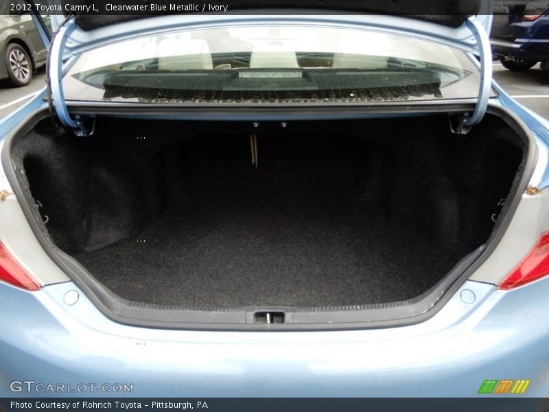 Clearwater Blue Metallic / Ivory 2012 Toyota Camry L