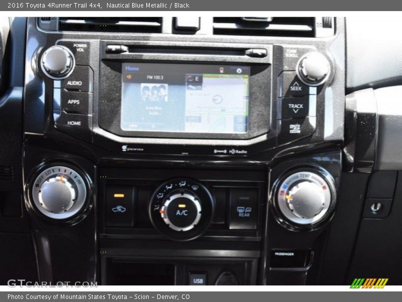 Nautical Blue Metallic / Black 2016 Toyota 4Runner Trail 4x4