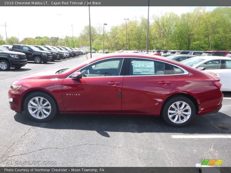 Cajun Red Tintcoat / Jet Black 2019 Chevrolet Malibu LT