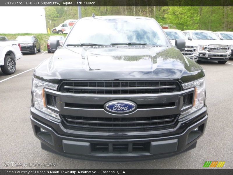 Agate Black / Black 2019 Ford F150 XLT SuperCrew