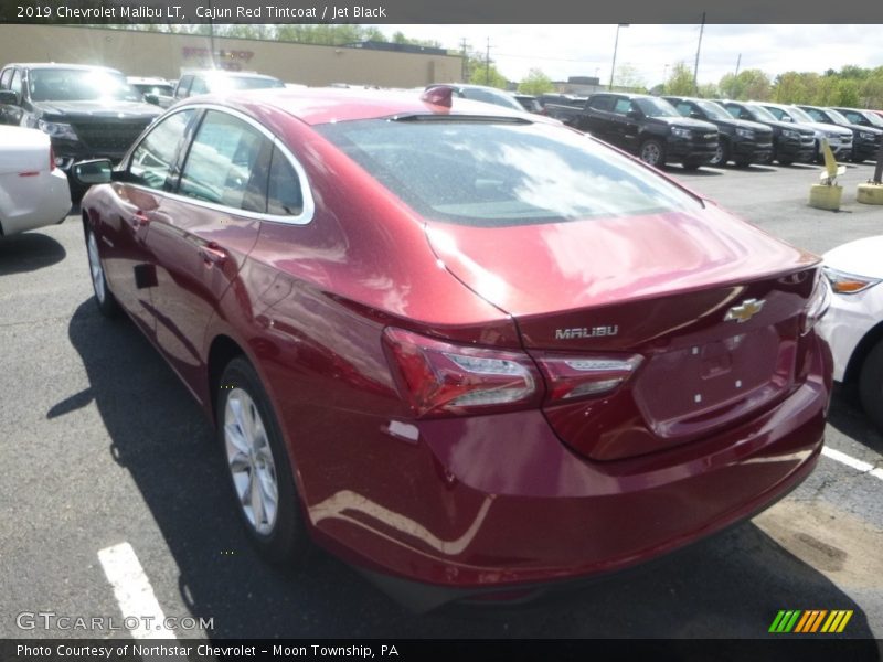 Cajun Red Tintcoat / Jet Black 2019 Chevrolet Malibu LT