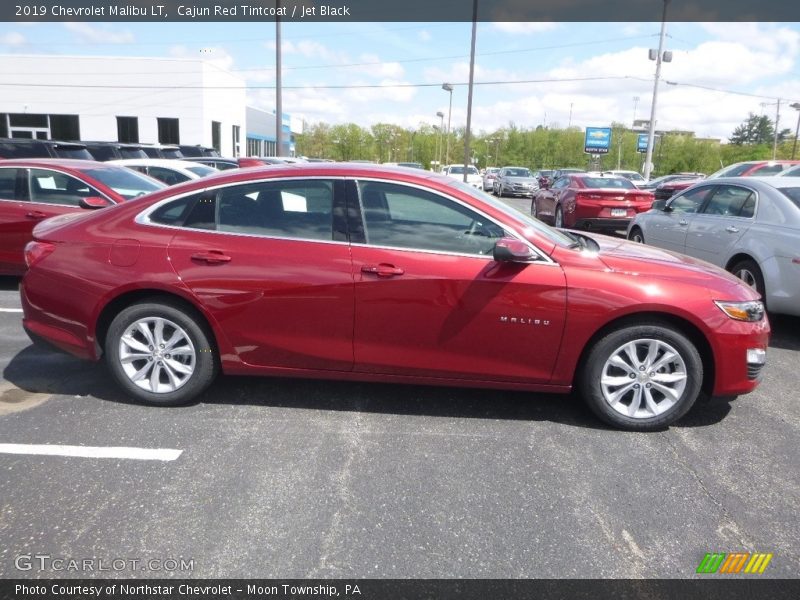 Cajun Red Tintcoat / Jet Black 2019 Chevrolet Malibu LT