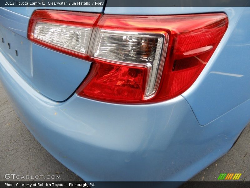 Clearwater Blue Metallic / Ivory 2012 Toyota Camry L