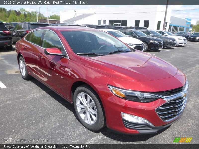 Cajun Red Tintcoat / Jet Black 2019 Chevrolet Malibu LT