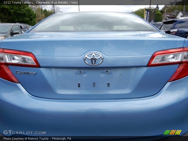 Clearwater Blue Metallic / Ivory 2012 Toyota Camry L