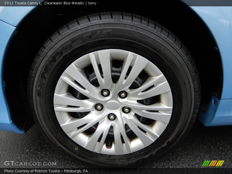 Clearwater Blue Metallic / Ivory 2012 Toyota Camry L