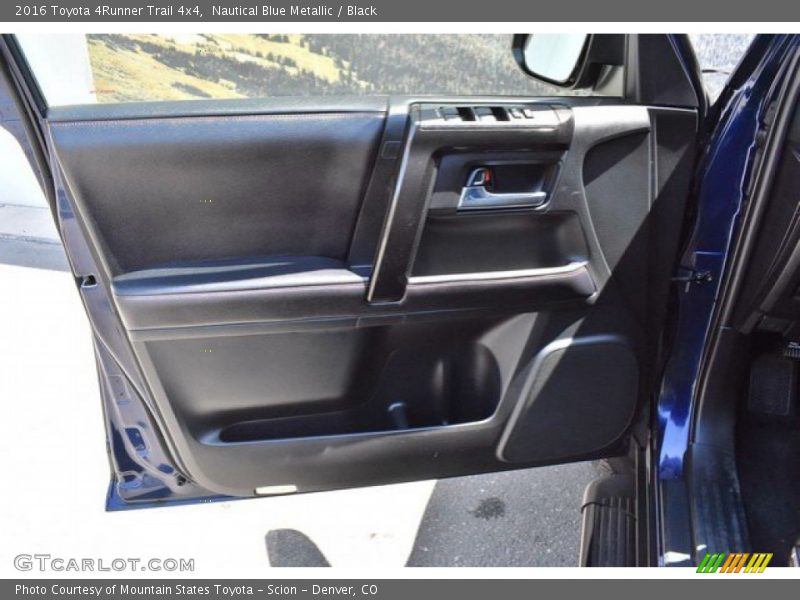 Nautical Blue Metallic / Black 2016 Toyota 4Runner Trail 4x4