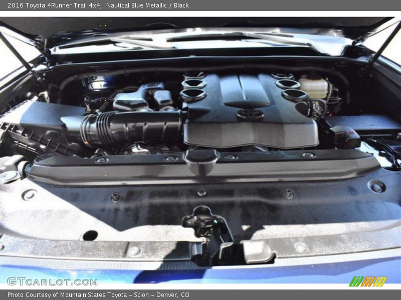 Nautical Blue Metallic / Black 2016 Toyota 4Runner Trail 4x4