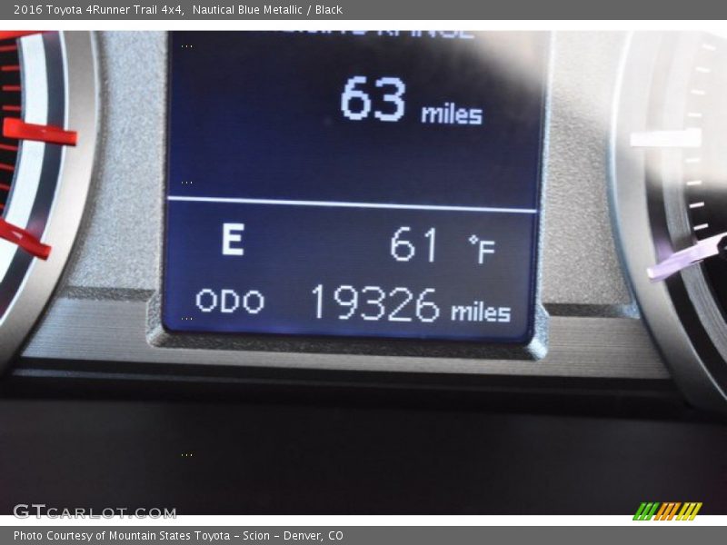 Nautical Blue Metallic / Black 2016 Toyota 4Runner Trail 4x4