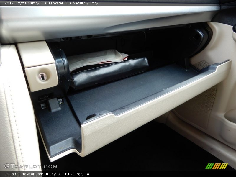 Clearwater Blue Metallic / Ivory 2012 Toyota Camry L