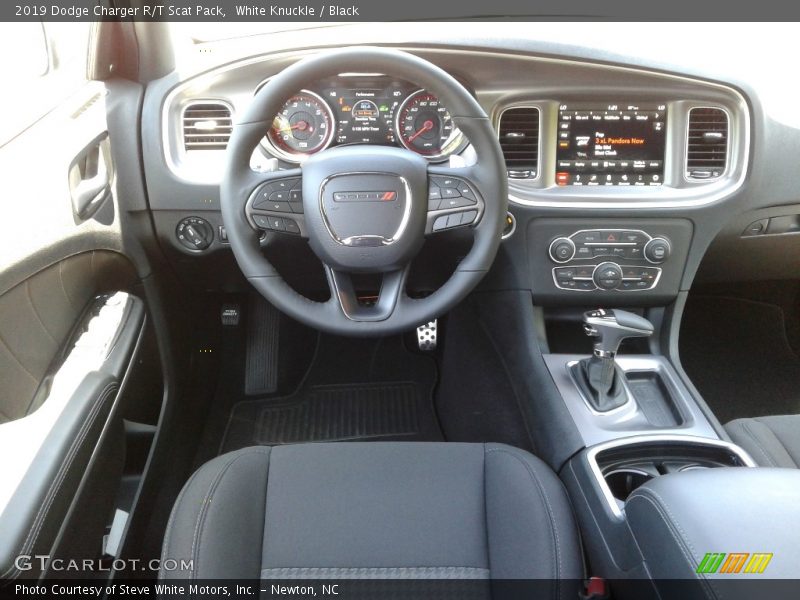 White Knuckle / Black 2019 Dodge Charger R/T Scat Pack
