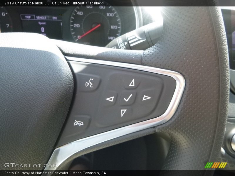 Cajun Red Tintcoat / Jet Black 2019 Chevrolet Malibu LT