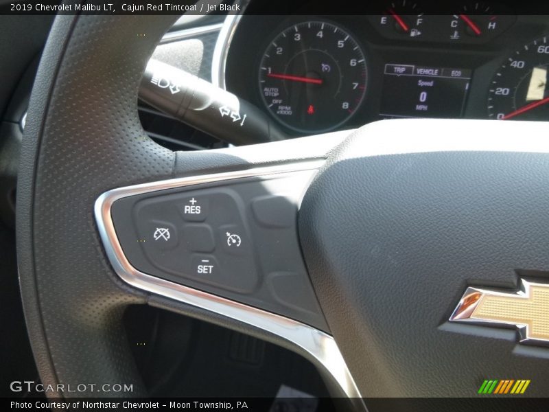 Cajun Red Tintcoat / Jet Black 2019 Chevrolet Malibu LT