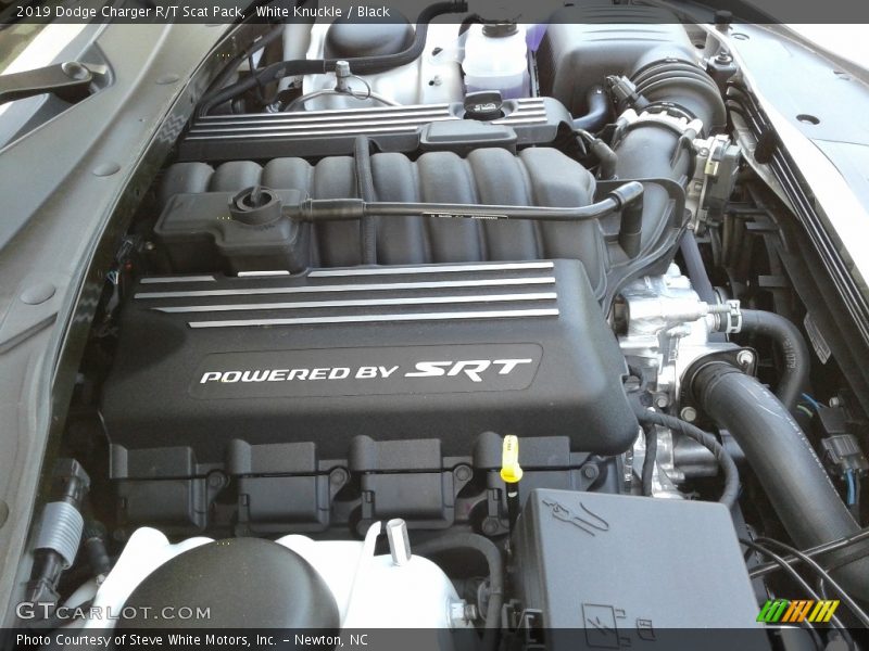 White Knuckle / Black 2019 Dodge Charger R/T Scat Pack