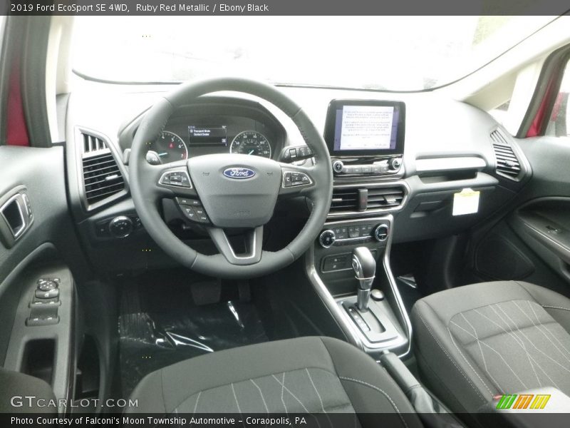 Ruby Red Metallic / Ebony Black 2019 Ford EcoSport SE 4WD