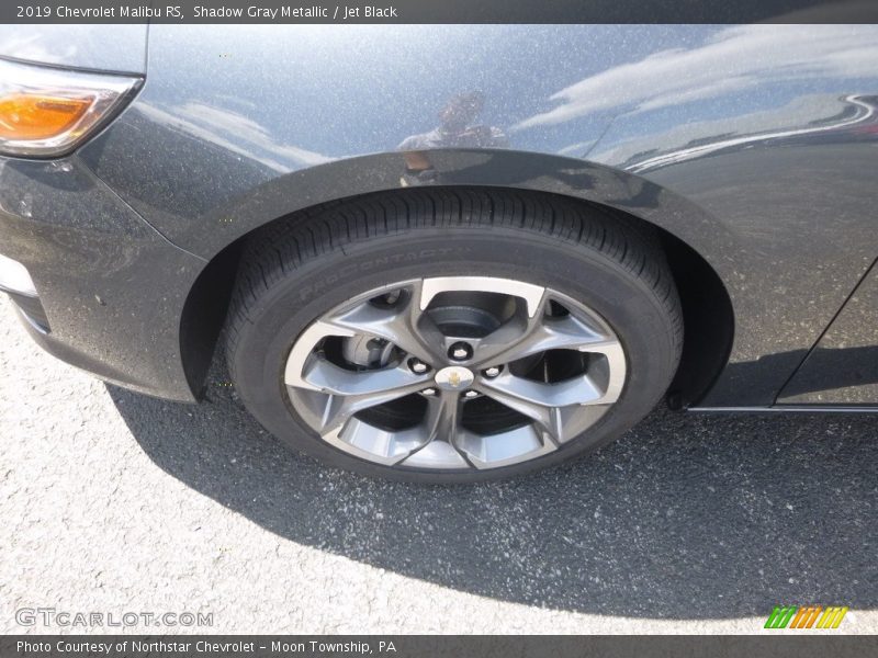 Shadow Gray Metallic / Jet Black 2019 Chevrolet Malibu RS
