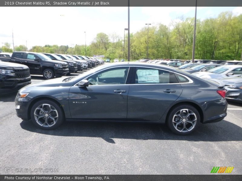 Shadow Gray Metallic / Jet Black 2019 Chevrolet Malibu RS