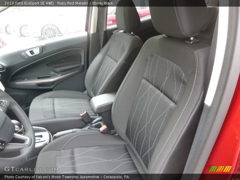 Ruby Red Metallic / Ebony Black 2019 Ford EcoSport SE 4WD