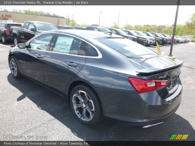 Shadow Gray Metallic / Jet Black 2019 Chevrolet Malibu RS