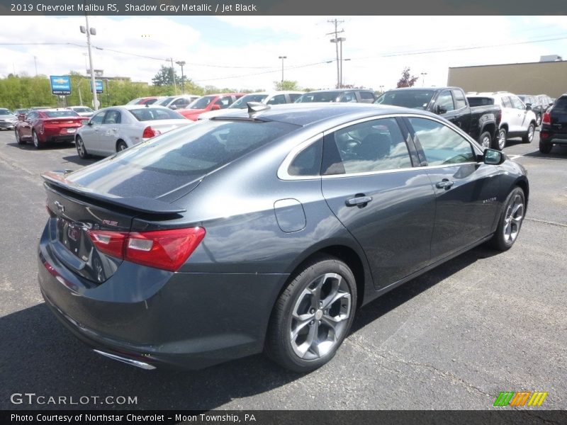 Shadow Gray Metallic / Jet Black 2019 Chevrolet Malibu RS