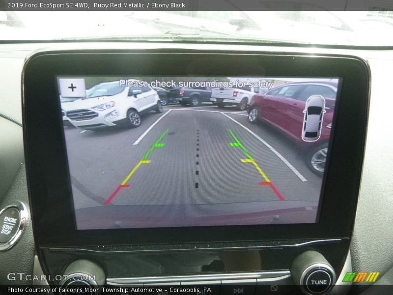 Ruby Red Metallic / Ebony Black 2019 Ford EcoSport SE 4WD