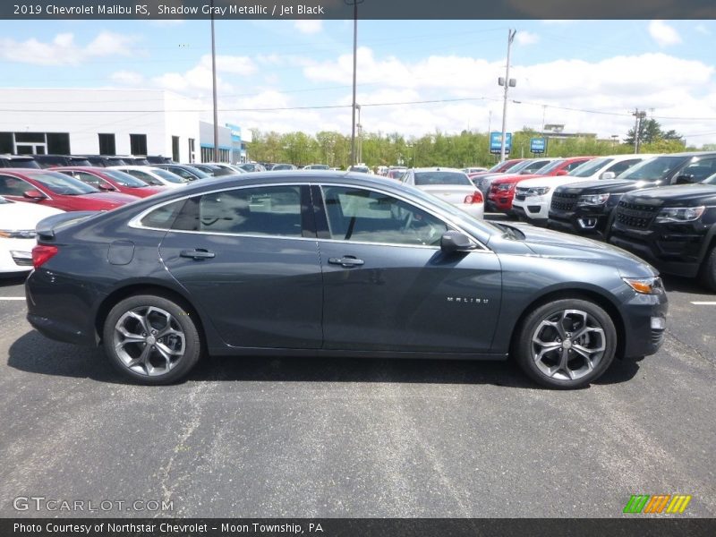 Shadow Gray Metallic / Jet Black 2019 Chevrolet Malibu RS