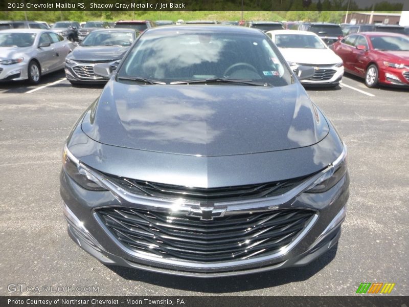 Shadow Gray Metallic / Jet Black 2019 Chevrolet Malibu RS