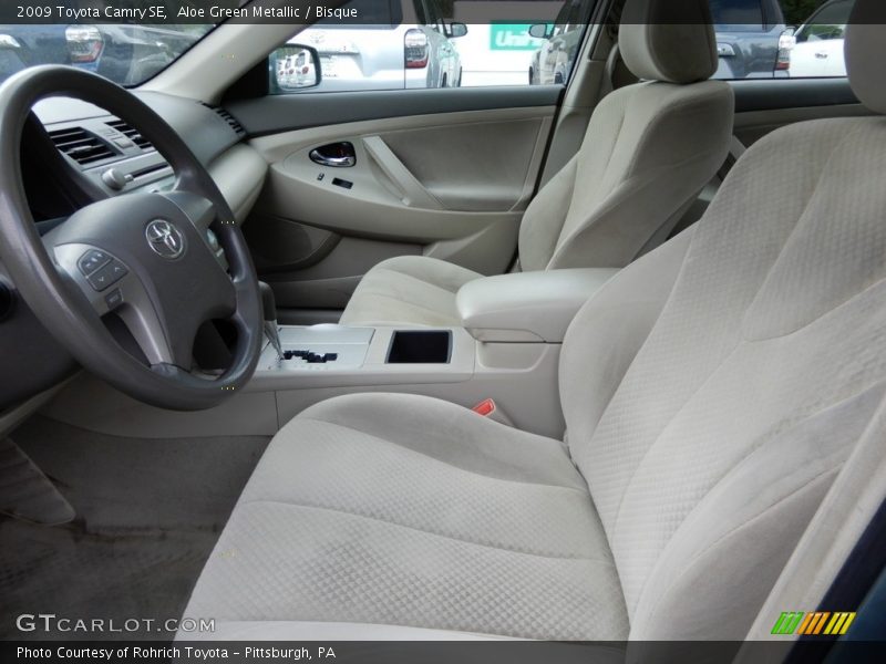 Aloe Green Metallic / Bisque 2009 Toyota Camry SE