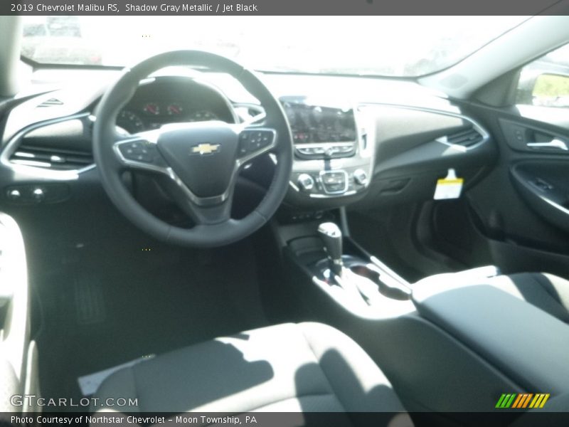 Shadow Gray Metallic / Jet Black 2019 Chevrolet Malibu RS