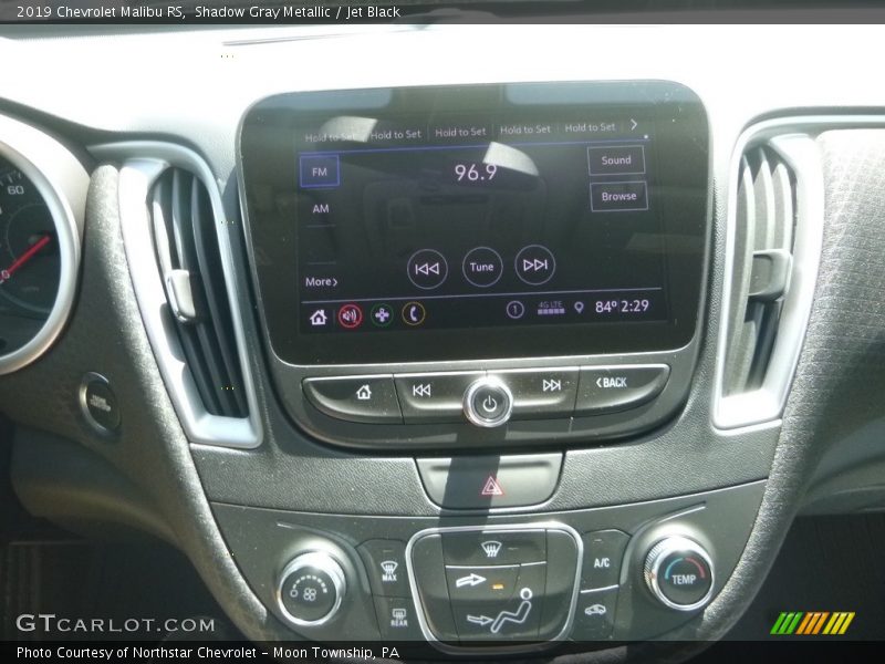 Shadow Gray Metallic / Jet Black 2019 Chevrolet Malibu RS