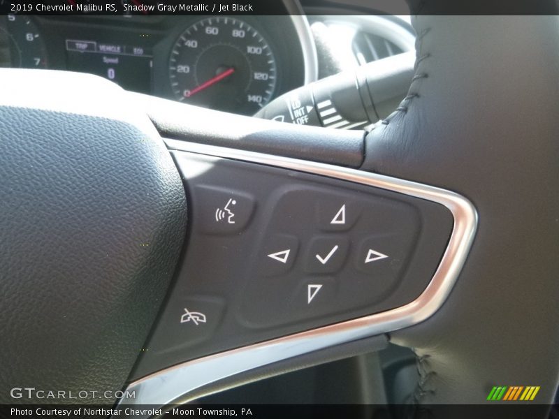Shadow Gray Metallic / Jet Black 2019 Chevrolet Malibu RS