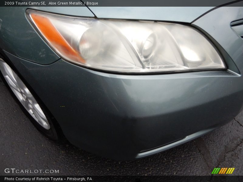 Aloe Green Metallic / Bisque 2009 Toyota Camry SE