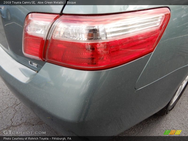 Aloe Green Metallic / Bisque 2009 Toyota Camry SE