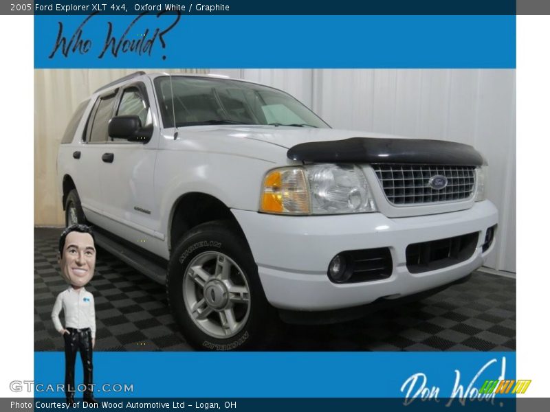 Oxford White / Graphite 2005 Ford Explorer XLT 4x4