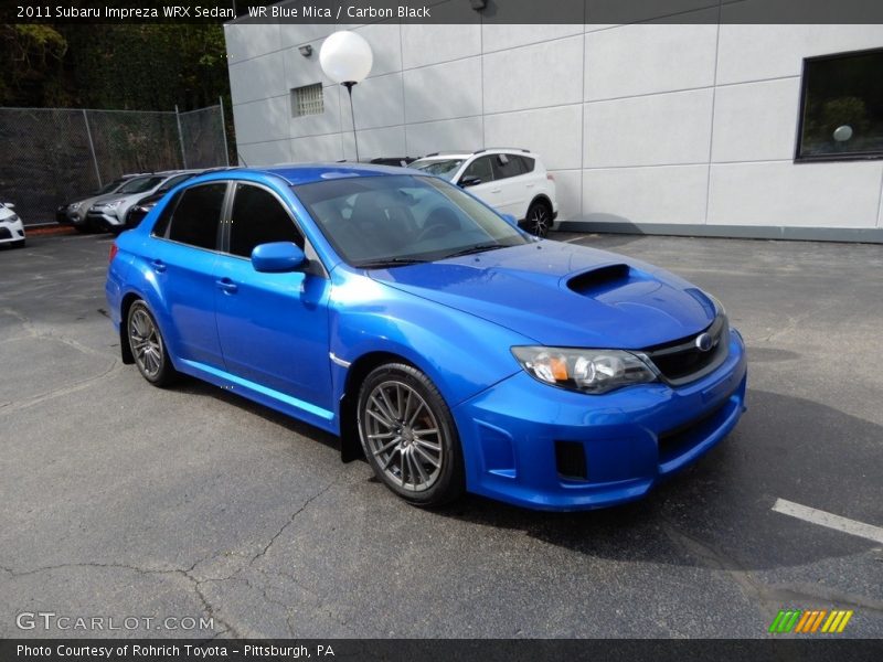 WR Blue Mica / Carbon Black 2011 Subaru Impreza WRX Sedan