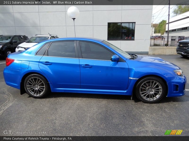 WR Blue Mica / Carbon Black 2011 Subaru Impreza WRX Sedan