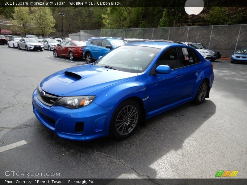 WR Blue Mica / Carbon Black 2011 Subaru Impreza WRX Sedan